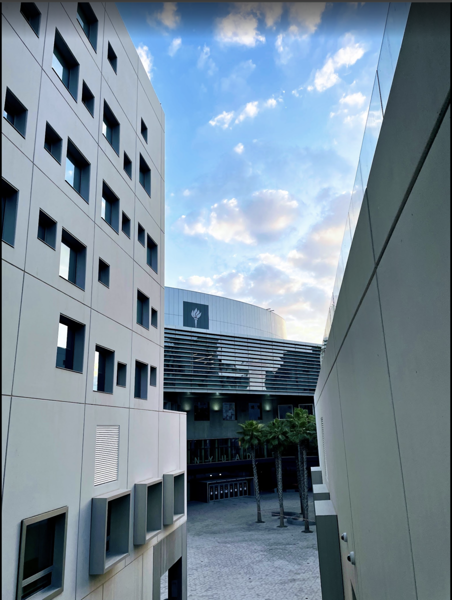 Walid Belbach at NYU Abu Dhabi campus